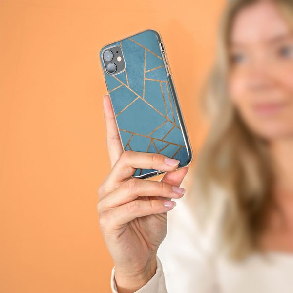 imoshion Coque Design Apple iPhone SE (2016) / 5 / 5s - Blue Graphic