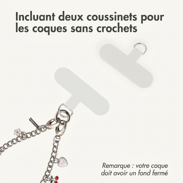 imoshion Cordon de téléphone Charm Chain - Argent