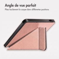 imoshion Étui de liseuse portefeuille Pliable Kobo Libra Colour - Rose Doré