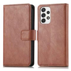 imoshion Étui de télephone portefeuille de luxe Samsung Galaxy A53 - Marron