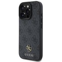 Guess Coque 4G Metal Logo MagSafe Apple iPhone 16 Pro - Noir