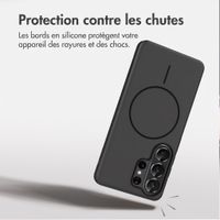 imoshion Coque arrière Color avec Thin MagSafe Ring Samsung Galaxy S26 Ultra - Noir