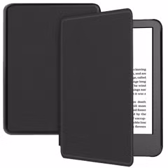 imoshion Étui de liseuse portefeuille Slim Hard Amazon Kindle (2024) / Amazon Kindle (2022) 11th gen - Noir