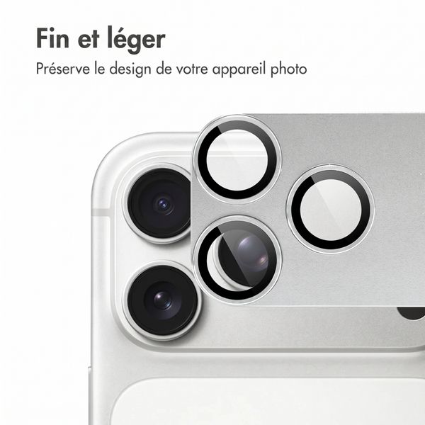 imoshion Protection Caméra en verre trempé 2 Pack pour l'Apple iPhone 18 Pro Max - Argent