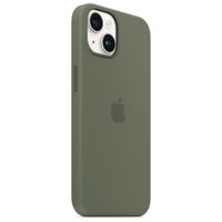 Apple Coque en silicone MagSafe Apple iPhone 14 - Olive