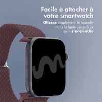 imoshion Bracelet nylon tissé Apple Watch | 38/40/41/42 mm - Burgundy