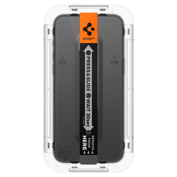 Spigen Protection d'écran en verre trempé GLAStR Privacy Applicator - lot de 2 Apple iPhone 15 Pro