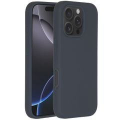 Accezz Coque Liquid Silicone avec MagSafe Apple iPhone 16 Pro - Bleu foncé