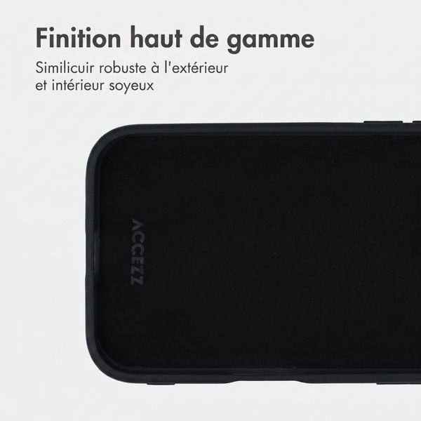 Accezz Coque arrière Edge avec MagSafe Samsung Galaxy S25 FE - Noir
