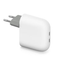 Google Pixel Flex Oplader 2x USB-C 67W - Sneeuw