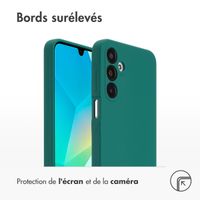 Accezz Coque Liquid Silicone Samsung Galaxy A16 - Vert foncé