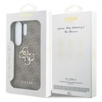 Guess Coque 4G Metal Logo Backcover Samsung Galaxy S26 Ultra - Marron