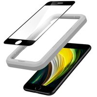 Spigen Protection d'écran en verre trempé AlignMaster Full Cover Apple iPhone SE (2022 / 2020) / 8 / 7