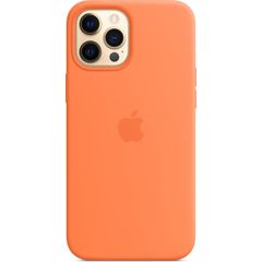 Apple Coque en silicone MagSafe Apple iPhone 12 Pro Max - Kumquat