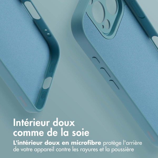 imoshion Coque Couleur avec MagSafe Apple iPhone 16 Pro Max - Smoke Green