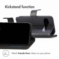 Étui de télephone portefeuille de luxe Google Pixel 11 - Noir