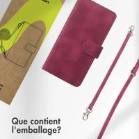 imoshion Etui de télephone portefeuille avec cordon Xiaomi Redmi Note 15 (5G) - Rouge
