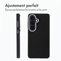 Accezz Coque arrière Mesh avec MagSafe Samsung Galaxy S26 - Noir