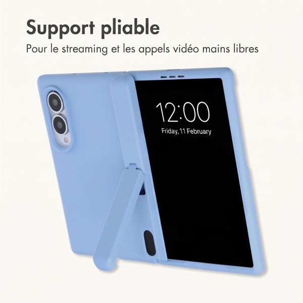 imoshion Color Backcover avec support Samsung Galaxy Z Fold 8 - Bleu clair