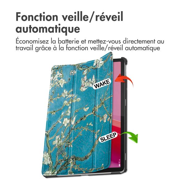 imoshion Coque tablette Design Trifold Lenovo Tab M11 - Green Plant