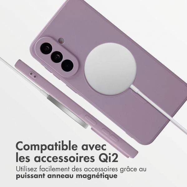 imoshion Coque Couleur avec MagSafe Samsung Galaxy A37 (5G) - Violet