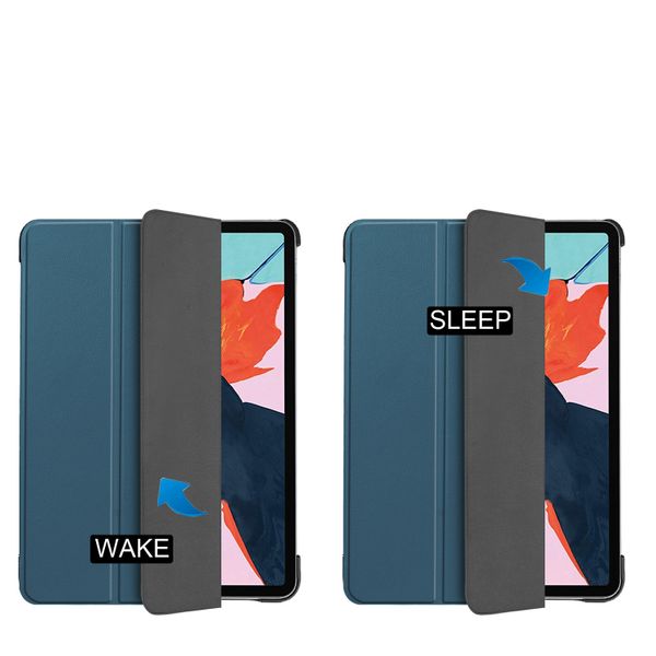 imoshion Coque tablette Trifold Apple iPad Air 11 pouces (2026) M4 / (2025) M3 / (2024) M2 / Air 5 (2022) / Air 4 (2020) - Vert foncé