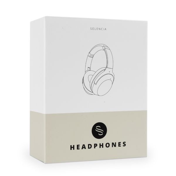 Selencia Casque sans fil Urban Play - Réduction active du bruit (ANC) - Avec étui de rangement - Melody Mist