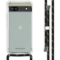imoshion Coque arrière transparente avec cordon Google Pixel 6a - Noir & Doré