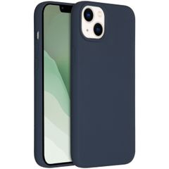 Accezz Coque Liquid Silicone avec MagSafe Apple iPhone 14 Plus - Bleu foncé