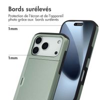 imoshion Coque arrière avec porte-cartes Apple iPhone 17 Pro - Vert