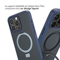 Accezz Coque Ring Stand avec MagSafe Apple iPhone 15 Pro Max - Bleu