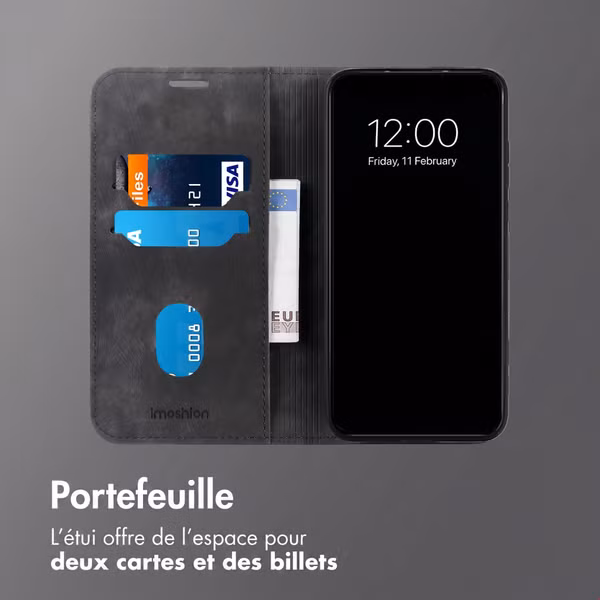 imoshion Étui de téléphone portefeuille Slim Google Pixel 11 - Noir