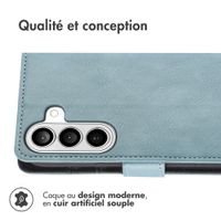 imoshion Étui de télephone portefeuille de luxe Samsung Galaxy S26 Plus - Bleu clair