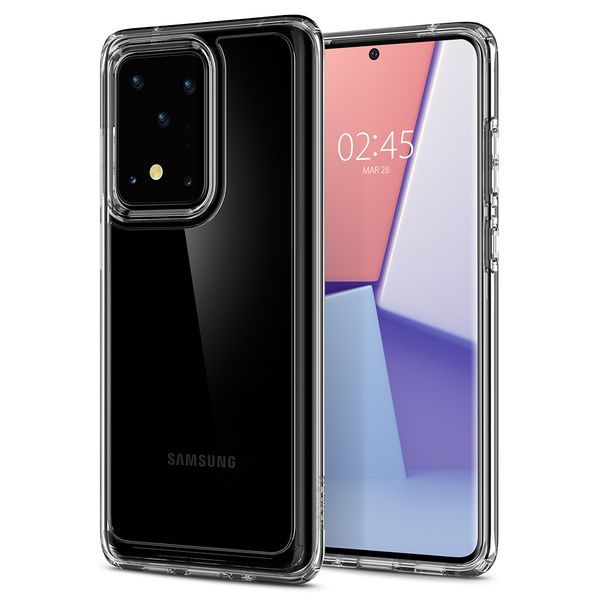 Spigen Coque Ultra Hybrid Samsung Galaxy S20 Ultra - Crystal Clear