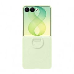 Samsung Coque Silicone Magnet Cover Ring Samsung Galaxy Z Flip 8 - Green