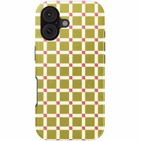 Selencia Coque arrière Vivid Apple iPhone 17 - Check This Olive