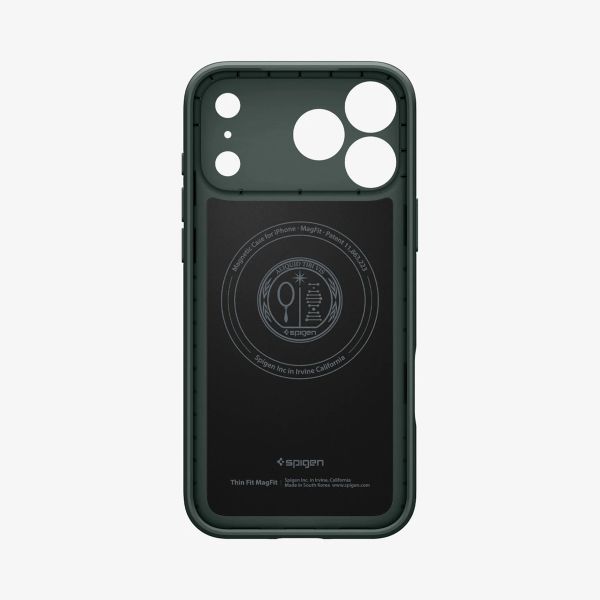 Spigen Coque Thin Fit avec MagSafe Apple iPhone 17 Pro Max - Abyss Green