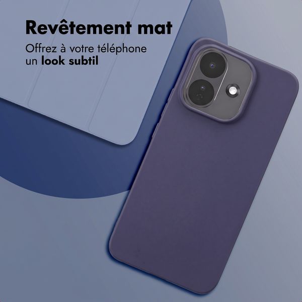 imoshion Coque Couleur Xiaomi Redmi Note 17 Pro - Bleu foncé