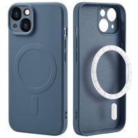 imoshion Coque Couleur avec MagSafe Apple iPhone 14 - Bleu foncé