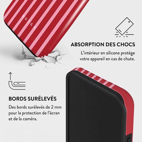 Burga Coque Tough MagSafe Apple iPhone 13 - Strawberry Jam