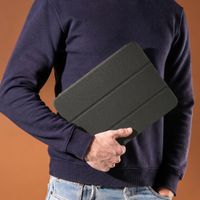 Accezz Coque tablette trifold en cuir Apple iPad 11 (2025) 11 pouces A16 / iPad 10 (2022) 10.9 pouces - Noir