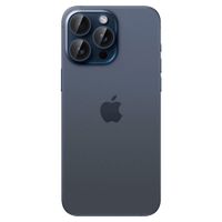 Spigen Optik Pro EZ Fit Lens Protector - Protection d'objectif de caméra (lot de 2) Apple iPhone 17 Pro (Max) / 16 Pro (Max) / 15 Pro (Max) / 14 Pro (Max) - Blue Titanium