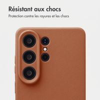 imoshion Coque arrière Texture Samsung Galaxy S26 Ultra - Marron