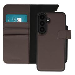 imoshion Étui portefeuille luxe 2-en-1 amovible Samsung Galaxy S26 FE - Marron