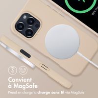 imoshion Coque arrière Color avec cordon amovible et MagSafe Apple iPhone 16 Pro Max - Nude