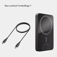 Selencia Powerbank Vivid 5 000 mAh - MagSafe et Qi - Black / Autumn Muse