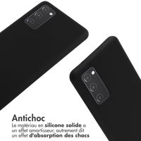 imoshion Coque en silicone avec cordon Samsung Galaxy S20 FE - Noir
