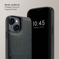 Selencia Coque de télephone Nova avec cordon et porte-cartes Apple iPhone 14 - Noir