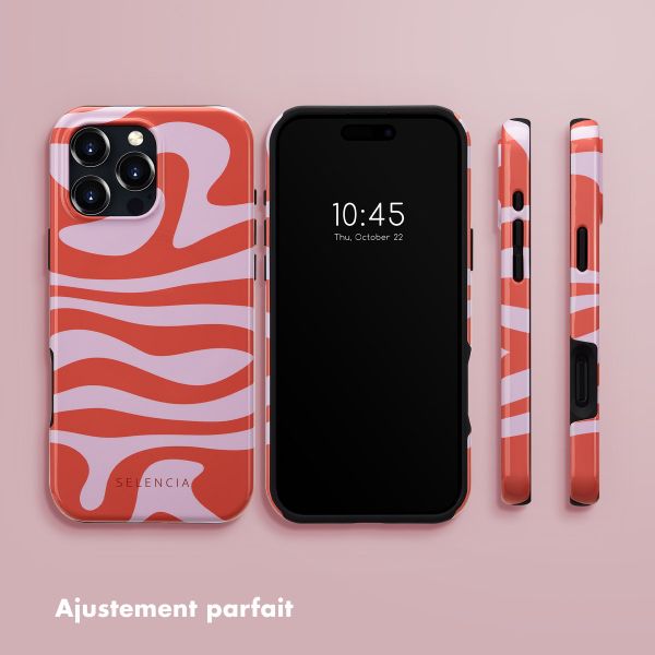 Selencia Coque arrière Vivid avec MagSafe Apple iPhone 16 Pro Max - Dream Swirl Pink