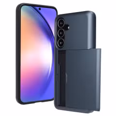 imoshion Coque arrière avec porte-cartes Samsung Galaxy S25 FE - Bleu foncé